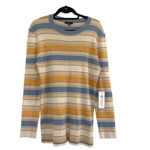 Stitch Fix Fate Long Sleeve Ribbed Stripped Sweater XXL